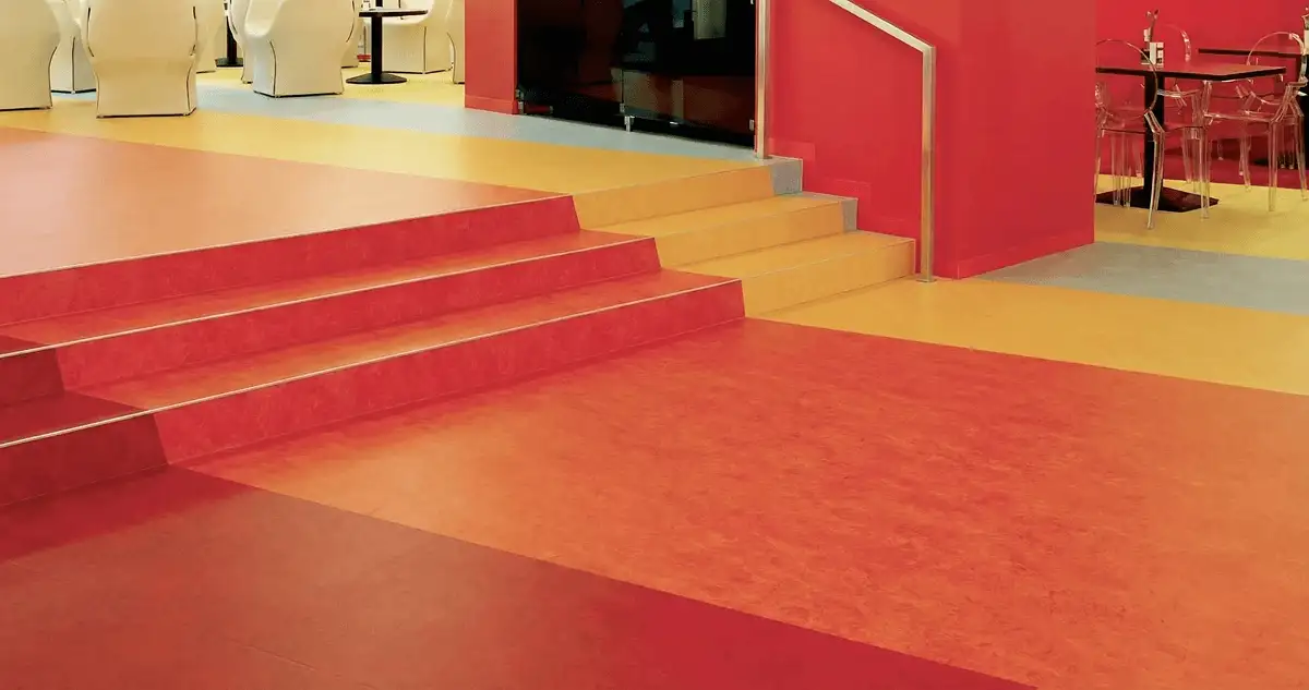 Snack bar with beautiful professionally installed linoleum flooring in Akron, OH